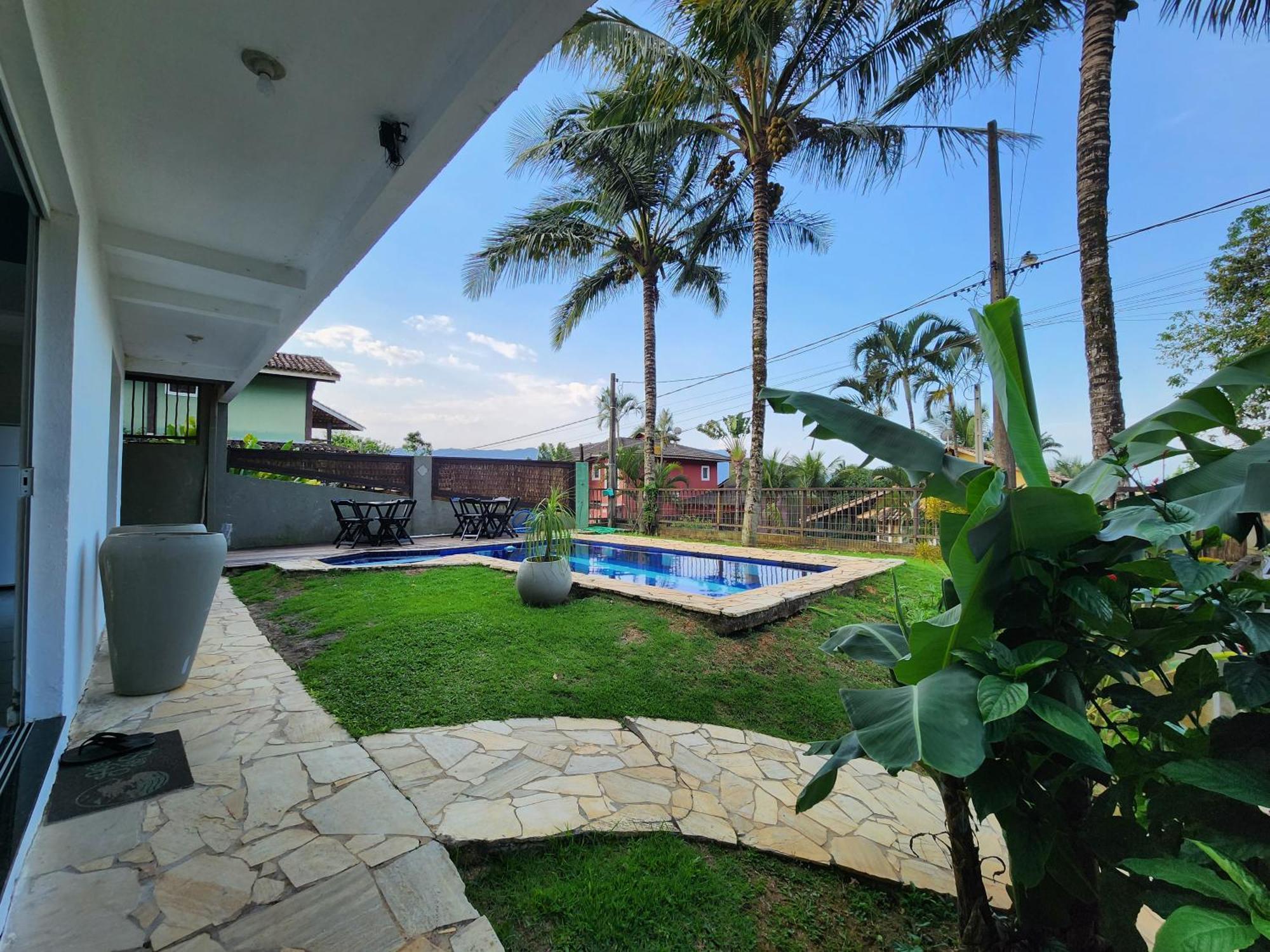 Bela Casa De 4 Suites Com Piscina E Vista - Curral Ilhabela Extérieur photo