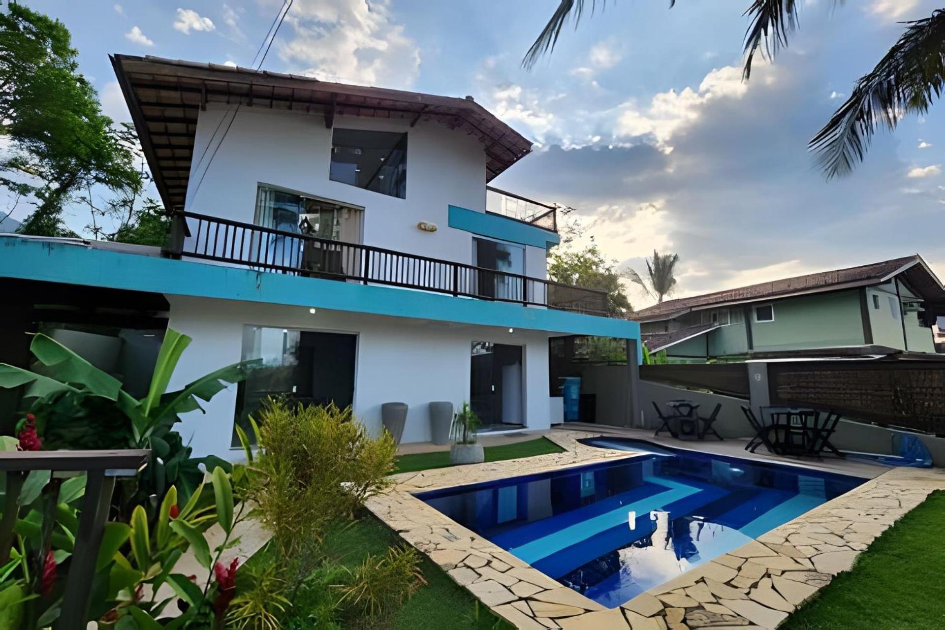 Bela Casa De 4 Suites Com Piscina E Vista - Curral Ilhabela Extérieur photo