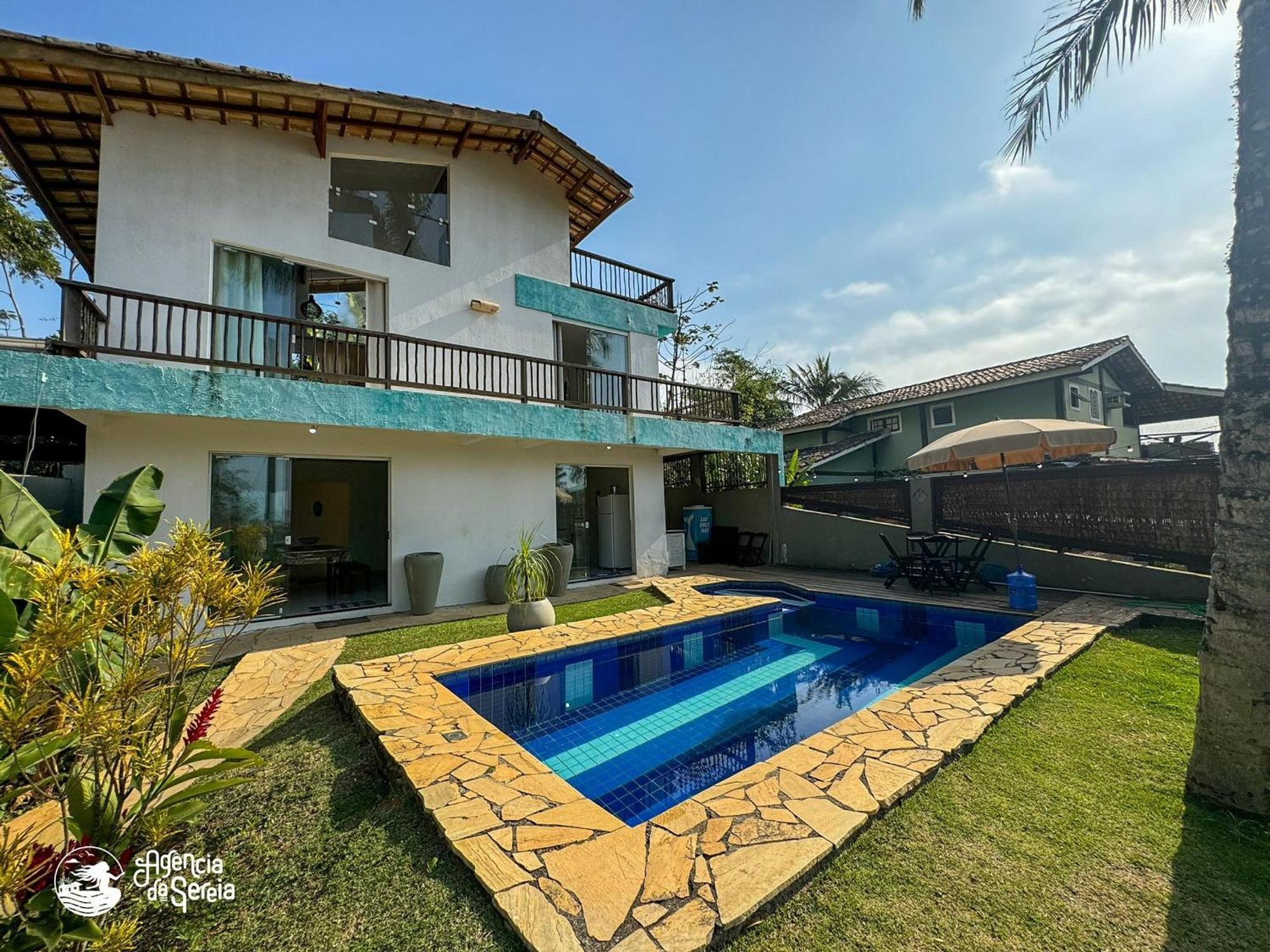 Bela Casa De 4 Suites Com Piscina E Vista - Curral Ilhabela Extérieur photo